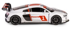 AUDI R8 LMS 2015 BIAŁY SAMOCHÓD METALOWY POJAZD ŚWIATŁO DŹWIĘK NAPĘD 1:32