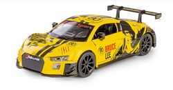 AUDI R8 LMS 2015 BRUCE LEE SAMOCHÓD METALOWY ŚWIATŁO DŹWIĘK NAPĘD 1:32