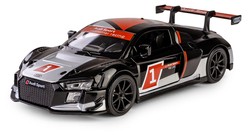 AUDI R8 LMS 2015 CZARNY SAMOCHÓD METALOWY POJAZD ŚWIATŁO DŹWIĘK NAPĘD 1:32