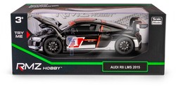 AUDI R8 LMS 2015 CZARNY SAMOCHÓD METALOWY POJAZD ŚWIATŁO DŹWIĘK NAPĘD 1:32