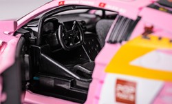 AUDI R8 LMS 2015 EVA RT SAMOCHÓD METALOWY POJAZD ŚWIATŁO DŹWIĘK NAPĘD 1:32