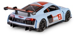 AUDI R8 LMS 2015 NIEBIESKI SAMOCHÓD METALOWY ŚWIATŁO DŹWIĘK NAPĘD 1:32