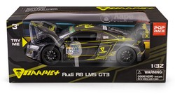 AUDI R8  LMS GT3 2018 AAPE SAMOCHÓD METALOWY ŚWIATŁO DŹWIĘK NAPĘD 1:32