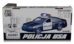 AUTO POJAZD POLICJA USA RADIOWÓZ ŚWIATŁO DŹWIĘK