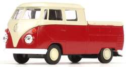 AUTO WELLY 1:34 VOLKSWAGEN T1 DOUBLE CABIN PICK UP