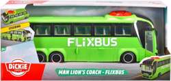 AUTOBUS TURYSTYCZNY AUTOKAR MAN FLIXBUS OTWIERANE DRZWI ZIELONY DICKIE TOYS