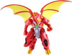 BAKUGAN DRAGONOID FIGURKA KOLEKCJONERSKA 3w1 CZERWONY SMOK KARTY ŻETON