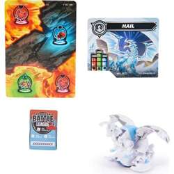 BAKUGAN HAIL FIGURKA BITEWNA KULA TRANSFORMUJĄCA KARTY KOD DO GRY