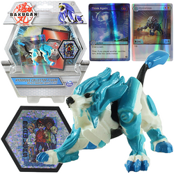 BAKUGAN HYDOROUS FIGURKA KOLEKCJONERSKA 3w1 BIAŁY WILK KARTY ŻETON