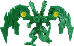 BAKUGAN NILLIOUS FIGURKA KOLEKCJONERSKA 3w1 ZIELONY DWUGŁOWY SMOK KARTY