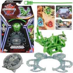 BAKUGAN TROX GREEN FIGURKA BITEWNA KULA TRANSFORMUJĄCA KARTA SPECIAL ATTACK