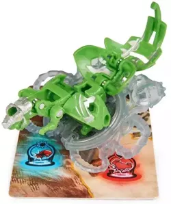 BAKUGAN TROX GREEN FIGURKA BITEWNA KULA TRANSFORMUJĄCA KARTA SPECIAL ATTACK