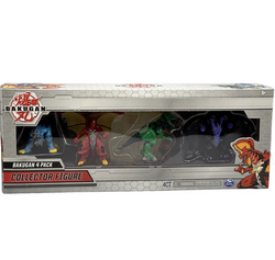 BAKUGAN ZESTAW 4w1 FIGURKI KOLEKCJONERSKIE DRAGONOID TROX HYDOROUS NILLIOUS