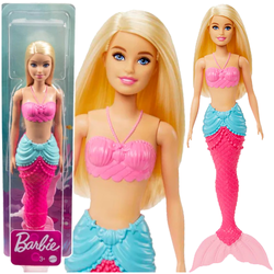 BARBIE DREAMTOPIA LALKA RÓŻOWA RUCHOMA SYRENKA BLONDYNKA MATTEL