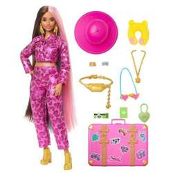 BARBIE EXTRA FLY LALKA PODRÓŻNICZKA Z WALIZKĄ SAFARI WAKACYJNA MATTEL