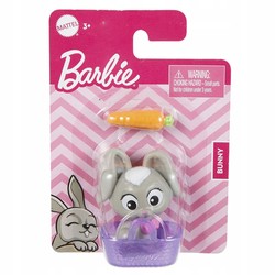 BARBIE KRÓLICZEK W KOSZYCZKU TOREBCE MATTEL FIGURKA BUNNY Z MARCHEWKĄ