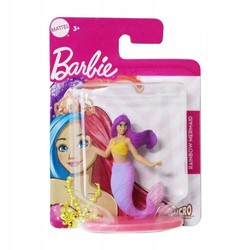 BARBIE RAINBOW MERMAID LALECZKA MATTEL FIGURKA NA PODSTAWCE SYRENKA