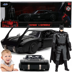 BATMAN POJAZD SAMOCHÓD BATMOBILE Z FIGURKĄ SAMOCHÓD + FIGURKA 1:24 DC JADA