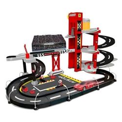 BBURAGO GARAŻ FERRARI RACE PLAY PARKING TOR TRZYPOZIOMOWY AUTKO 1:43