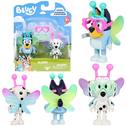 BLUEY I CHLOE KOSMICI PIESKI FIGURKI AKCESORIA RUCHOME ELEMENTY