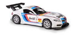 BMW Z4 GT3 BIAŁY SAMOCHÓD MODEL WYSCIGOWY METALOWY POJAZD NAPĘD 1:38