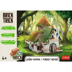 BRICK TRICK KLOCKI CEGŁY CERAMICZNE LEŚNY DOMEK 220 EL. EKO KLOCKI TREFL