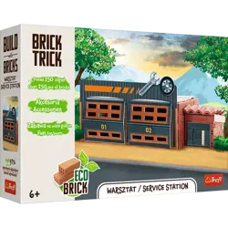 BRICK TRICK KLOCKI CEGŁY WARSZTAT SAMOCHODOWY 150 EL. EKO KLOCKI TREFL