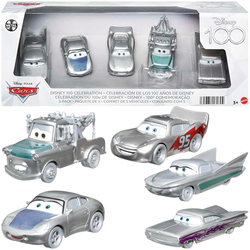 CARS 5w1 ZYGZAK MCQUEEN SALLY ZŁOMEK AUTA DISNEY SAMOCHODY METALOWE MATTEL