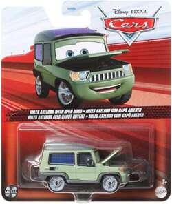 CARS MILES AXELROD AUTA OTWARTA MASKA DISNEY POJAZD RESORAK METALOWY MATTEL