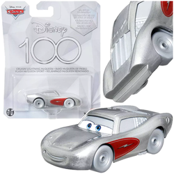 CARS ZYGZAK MCQUEEN DISNEY 100 ROCZNICA AUTA POJAZD AUTA RESORAK MATTEL 