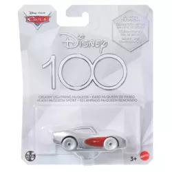 CARS ZYGZAK MCQUEEN DISNEY 100 ROCZNICA AUTA POJAZD AUTA RESORAK MATTEL 