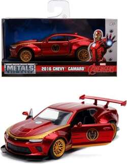 CHEVROLET CAMARO MARVEL AVENGERS IRON MAN POJAZD SAMOCHÓD MODEL 1:32 JADA