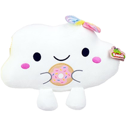 CHMURKA Z DONUTEM PLUSZAK MASKOTKA PRZYTULANKA 32 CM KAWAII 