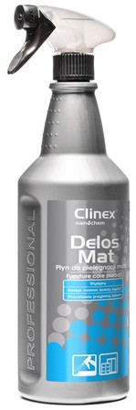 CLINEX DELOS MAT DO PIELĘGNACJI MYCIA MEBLI 1L ODTŁUSZCZA ANTYSTATYCZNY