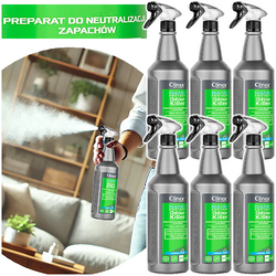 CLINEX NEUTRALIZATOR ZAPACHÓW NANO PROTECT SILVER ODŚWIEŻACZ 1L - 6 szt. 