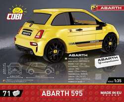 COBI ABARTH 595 COMPETIZIONE 2007 POLSKIE KLOCKI SAMOCHÓD SPORTOWY AUTO