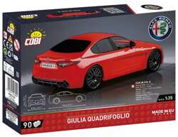 COBI ALFA ROMEO GIULIA QUADRIFOGLIO POLSKIE KLOCKI SAMOCHÓD AUTO 1:35