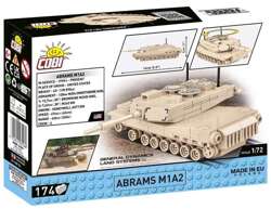 COBI CZOŁG ABRAMS M1A2 POLSKIE KLOCKI KONSTRUKCYJNE 1:72 WOJSKO MILITARIA