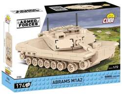 COBI CZOŁG ABRAMS M1A2 POLSKIE KLOCKI KONSTRUKCYJNE 1:72 WOJSKO MILITARIA