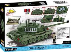 COBI CZOŁG CHALLENGER 2 WSPÓŁCZESNY KLOCKI KONSTRUKCYJNE 1:35 MILITARIA 