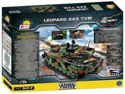 COBI CZOŁG LEOPARD 2A5 TVM MAŁA ARMIA KLOCKI KONSTRUKCYJNE 1:35 945 EL.