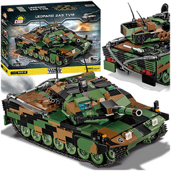 COBI CZOŁG LEOPARD 2A5 TVM MAŁA ARMIA KLOCKI KONSTRUKCYJNE 1:35 945 EL.