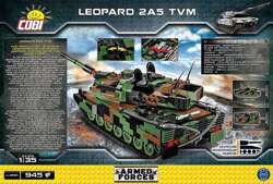 COBI CZOŁG LEOPARD 2A5 TVM MAŁA ARMIA KLOCKI KONSTRUKCYJNE 1:35 945 EL.