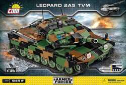 COBI CZOŁG LEOPARD 2A5 TVM MAŁA ARMIA KLOCKI KONSTRUKCYJNE 1:35 945 EL.