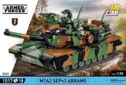 COBI CZOŁG M1A2 SEPv3 ABRAMS SYRENKA KLOCKI KONSTRUKCYJNE 1017 EL. 1:35