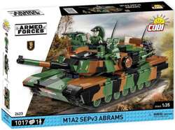 COBI CZOŁG M1A2 SEPv3 ABRAMS SYRENKA KLOCKI KONSTRUKCYJNE 1017 EL. 1:35