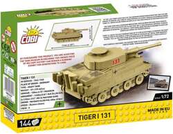 COBI CZOŁG TIGER I 131 POLSKIE KLOCKI KONSTRUKCYJNE 1:72 WOJSKO MILITARIA