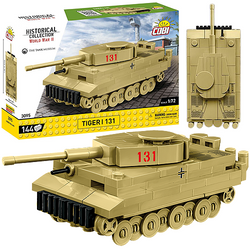 COBI CZOŁG TIGER I 131 POLSKIE KLOCKI KONSTRUKCYJNE 1:72 WOJSKO MILITARIA