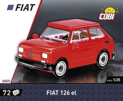 COBI FIAT 126p MALUCH CZERWONY POLSKIE KLOCKI 1:35 SAMOCHÓD AUTO