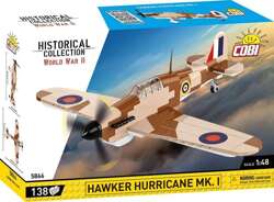 COBI HAWKER HURRICANE MK.I MYŚLIWIEC WOJSKOWY SAMOLOT POLSKIE KLOCKI WW2